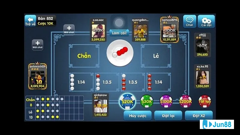 Xóc Đĩa nổi bật